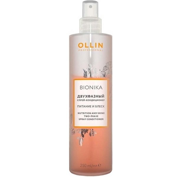Ollin Professional Двухфазный спрей-кондиционер «Питание и Блеск ...