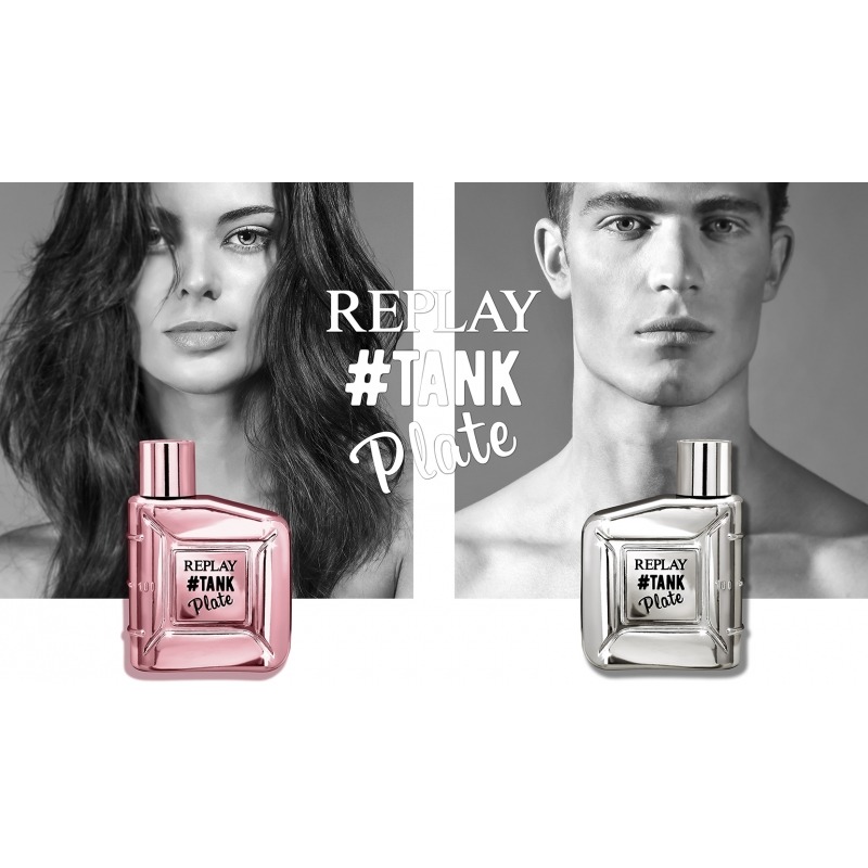 Replay #Tank Plate for Him - купить мужские духи, цены от 980 р. за 50 мл