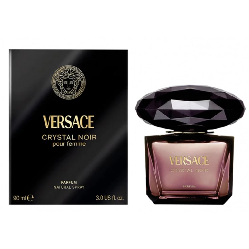 Versace Crystal Noir Parfum - купить женские духи, цены от 850 р. за 5 мл