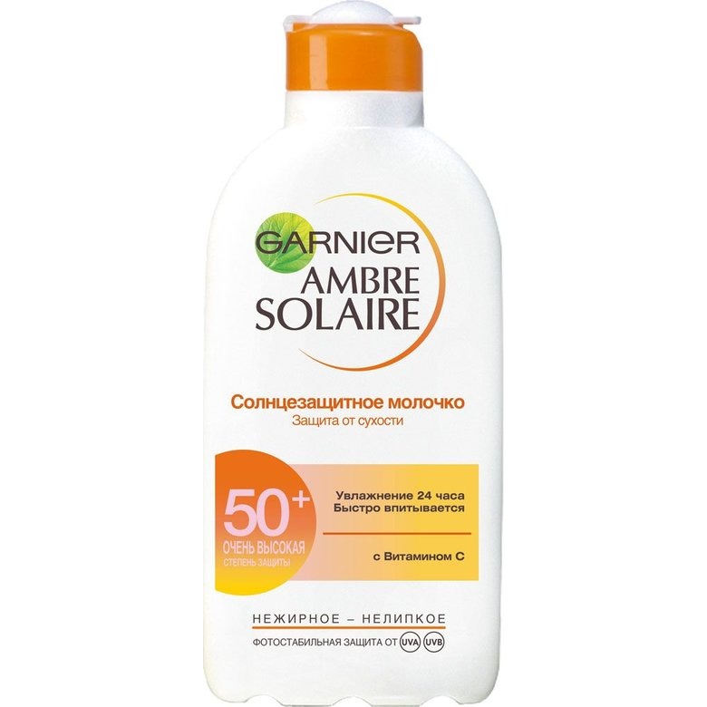 Garnier Солнцезащитное молочко для лица и тела Ambre Solaire в ...