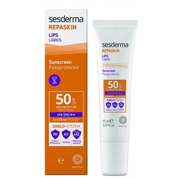Sesderma Средство для губ солнцезащитное Repaskin Lips Spf 50 - купить ...