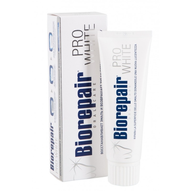 Biorepair Зубная паста сохраняющая белизну Biorepair Pro White - купить ...