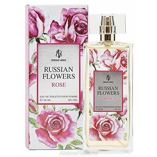 Sergio Nero Russian Flowers Rose - купить женские духи, цены от 900 р ...