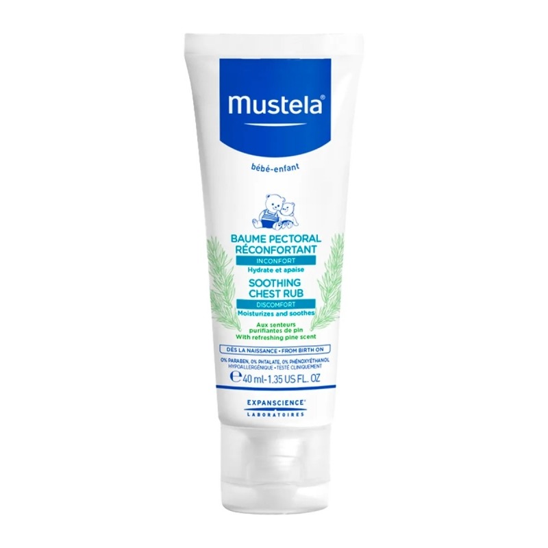 Mustela Бальзам для тела успокаивающий Soothing Chest Rub купить