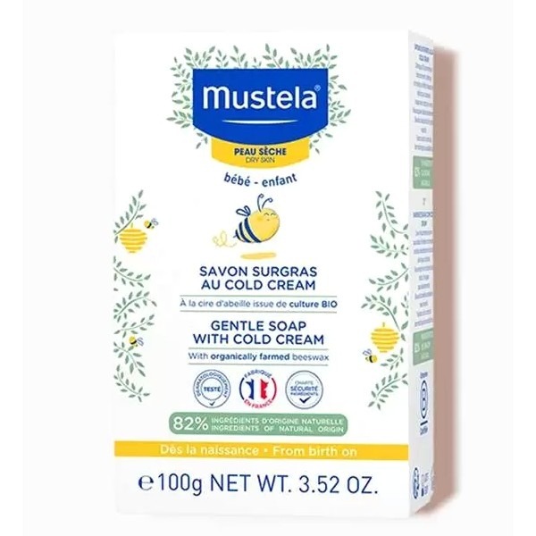 Mustela Нежное мыло с кольд-кремом Gentle Bath Soap With Cold Cream ...