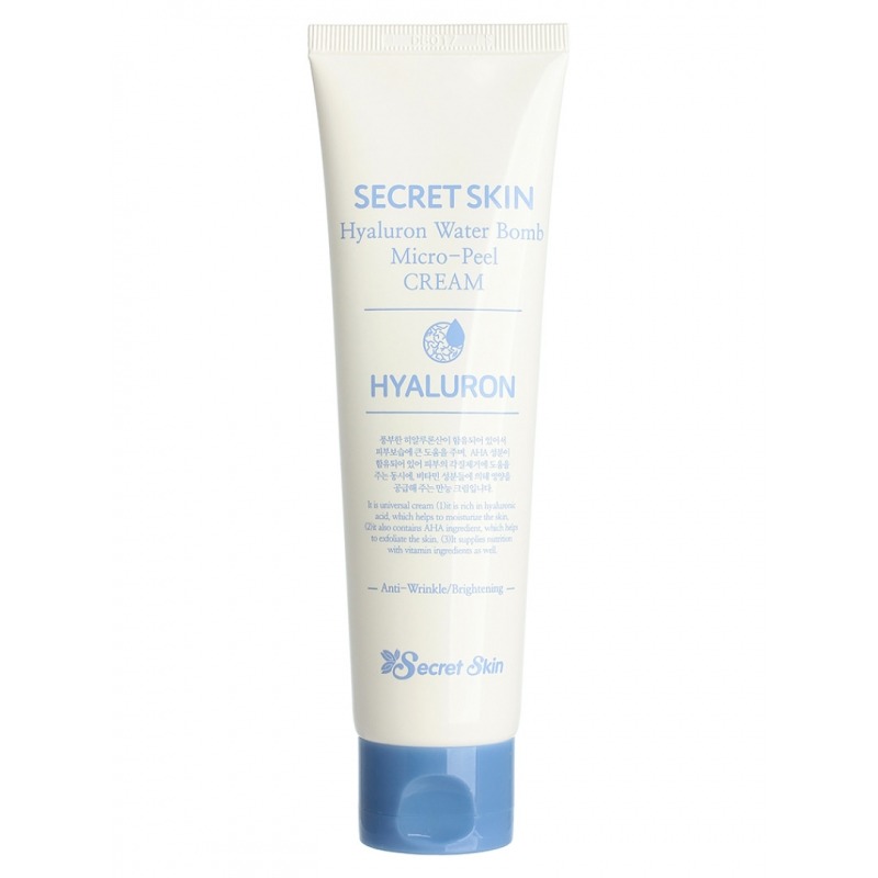 Secret Skin Увлажняющий гиалуроновый крем с эффектом микро-пилинга ...