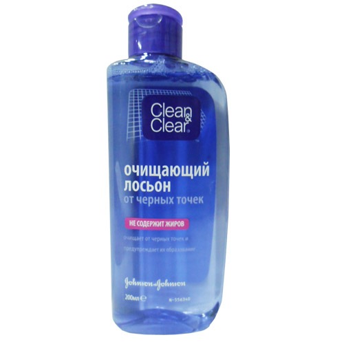 Clean & Clear Ежедневный очищающий лосьон «От черных точек» для жирной ...