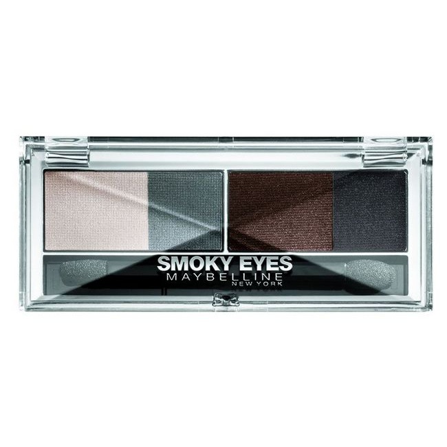 Maybelline Тени для век «Смоки Айз» 4 оттенка EyeStudio Smoky Eyes ...
