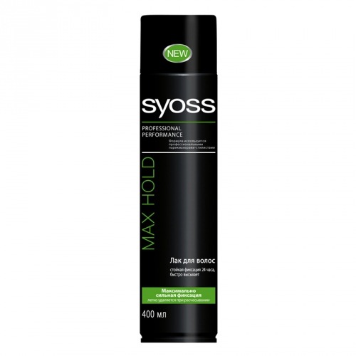 Syoss Лак для волос максимально сильной фиксации Syoss Max Hold ...